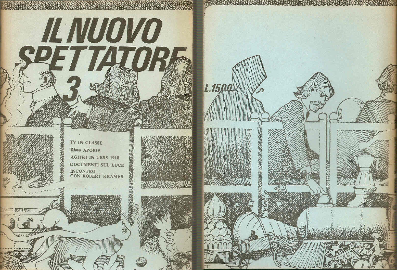 NUOVO SPETTATORE | IL magazine side cover Issue 3 December 1981