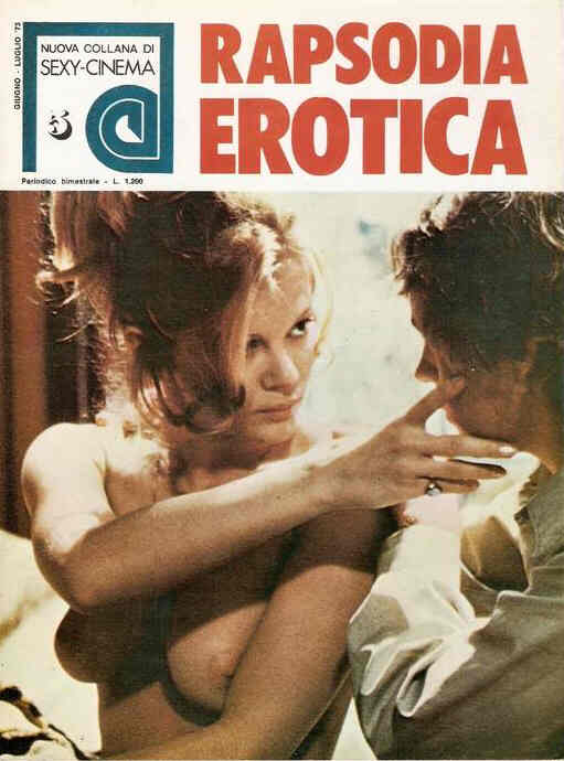 NEW (NUOVO) COLLANA DI SEXY-CINEMA magazine side cover Issue 5 June/July 1973