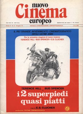 NUOVO CINEMA EUROPEO magazine side cover June 1976