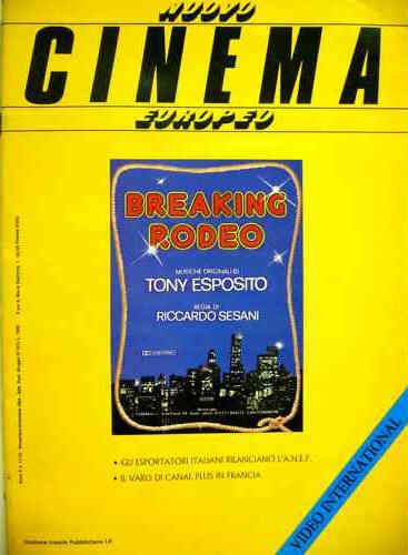 NUOVO CINEMA EUROPEO magazine side cover November/December 1984