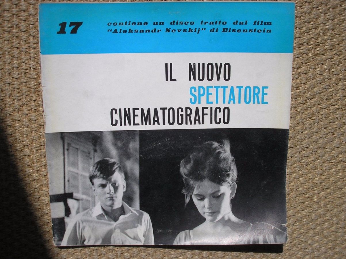 NUOVO SPETTATORE CINEMATOGRAFICO magazine side cover Issue 17   1961