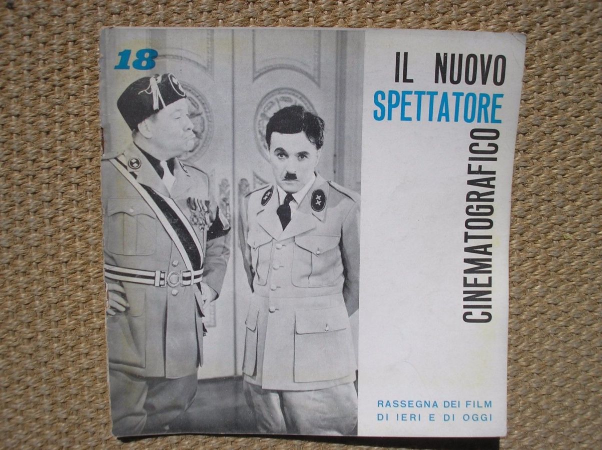 NUOVO SPETTATORE CINEMATOGRAFICO magazine side cover Issue 18   1961