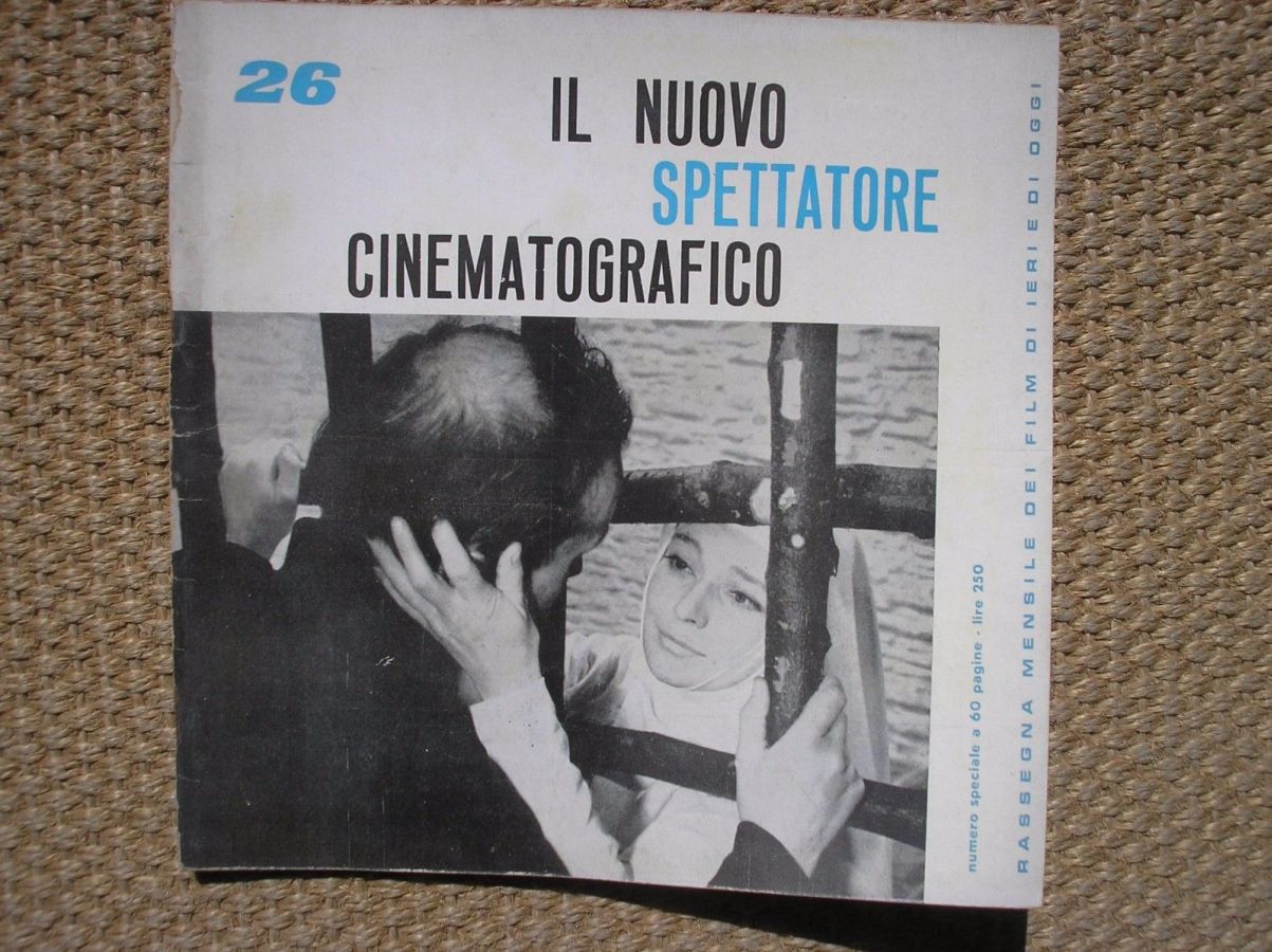NUOVO SPETTATORE CINEMATOGRAFICO magazine side cover Issue 26   1961