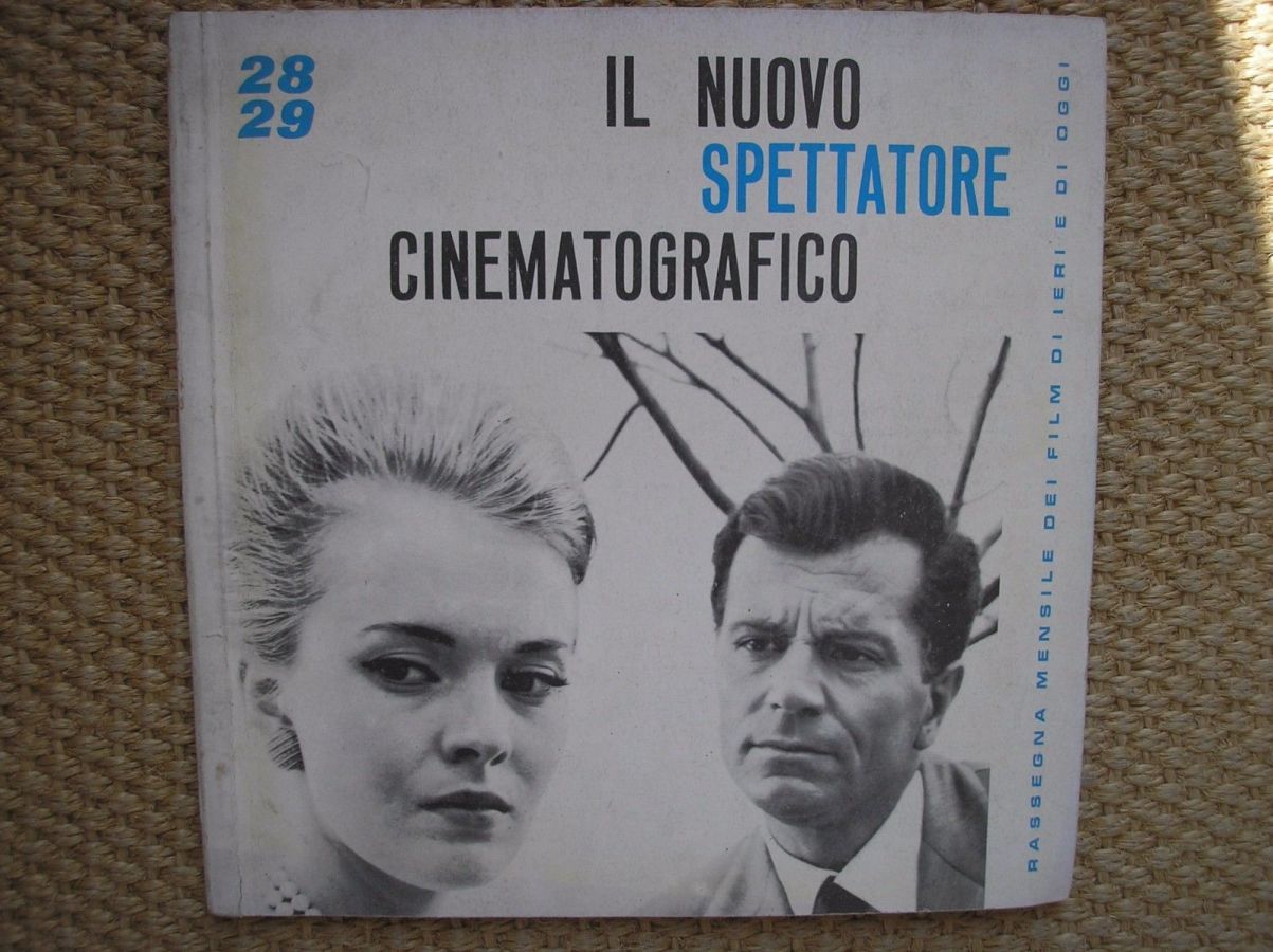 NUOVO SPETTATORE CINEMATOGRAFICO magazine side cover Issue 28-9   1961
