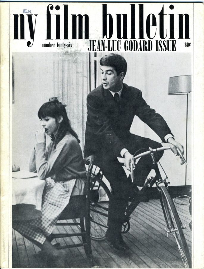 NY FILM BULLETIN magazine side cover Issue 46  1963