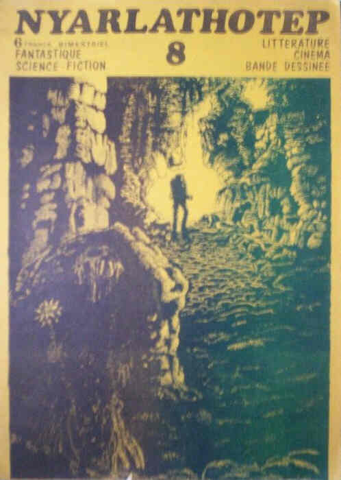 NYARLATHOTEP magazine side cover Issue 8  1973