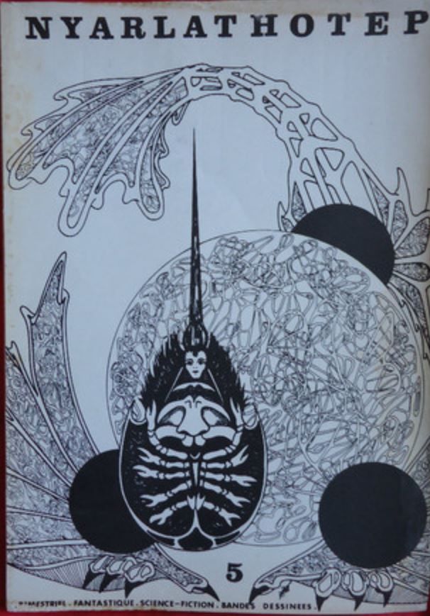 NYARLATHOTEP magazine side cover Issue 5 October 1971