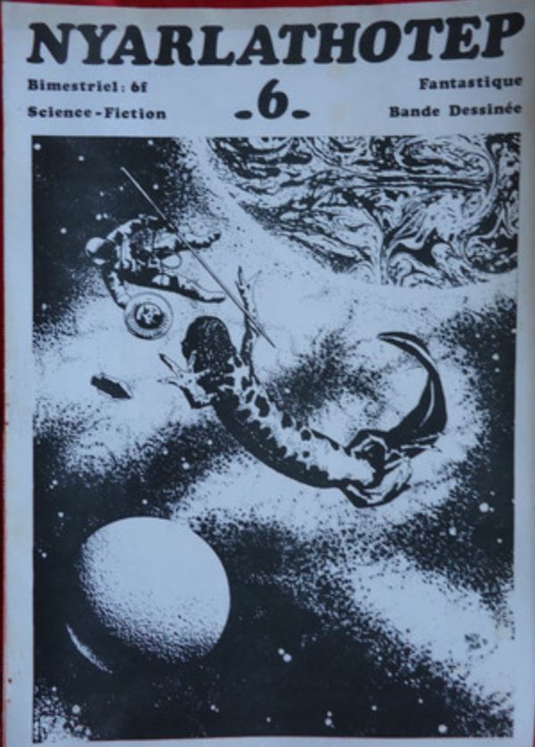 NYARLATHOTEP magazine side cover Issue 6 April/May/June 1972