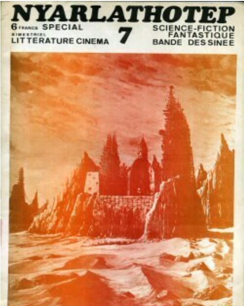 NYARLATHOTEP magazine side cover Issue 7  1972