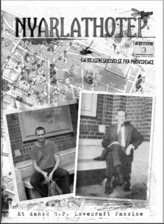 NYARLATHOTEP magazine side cover Issue 3 January 1971