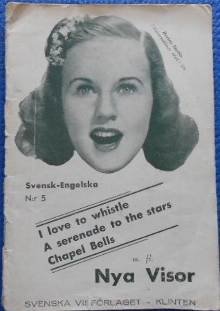 NYA VISOR magazine side cover Issue 5   1938