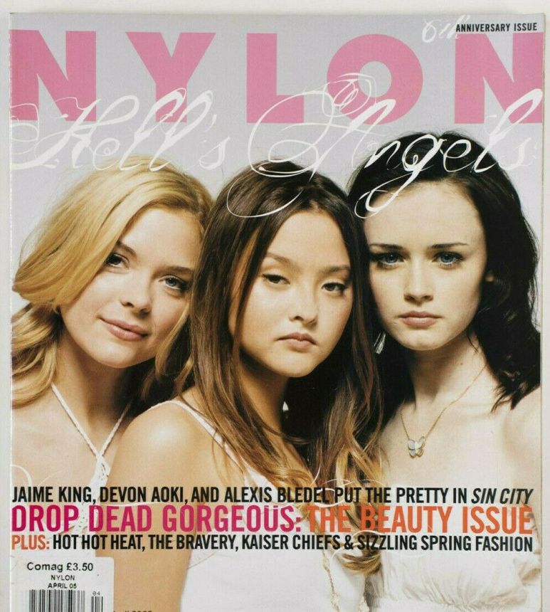 NYLON magazine side cover  April 2005