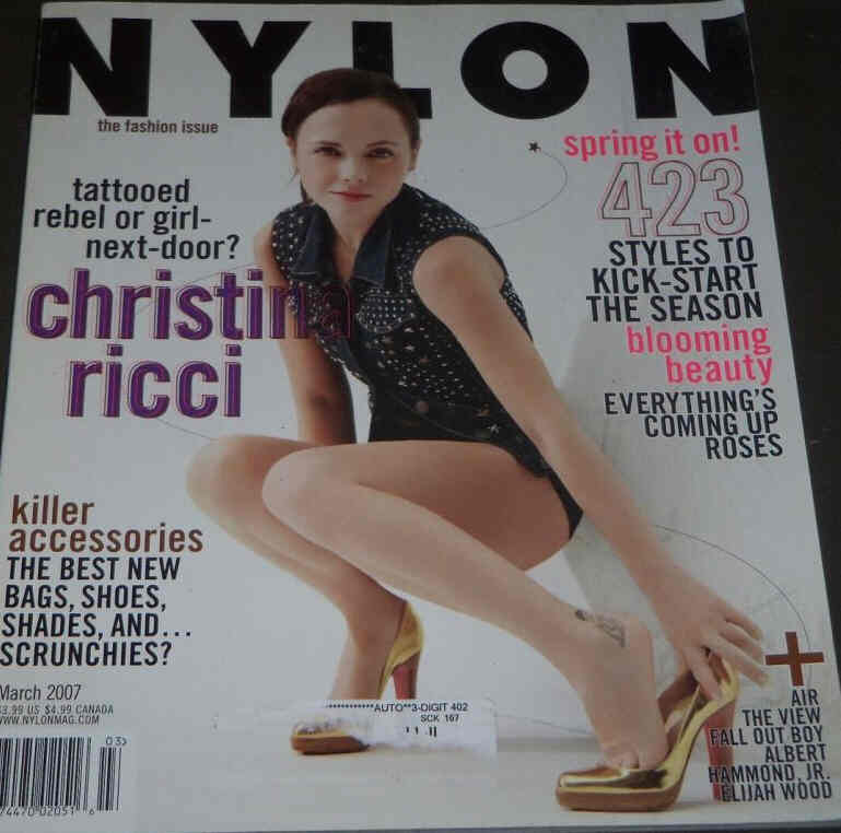 NYLON magazine side cover  March 2007