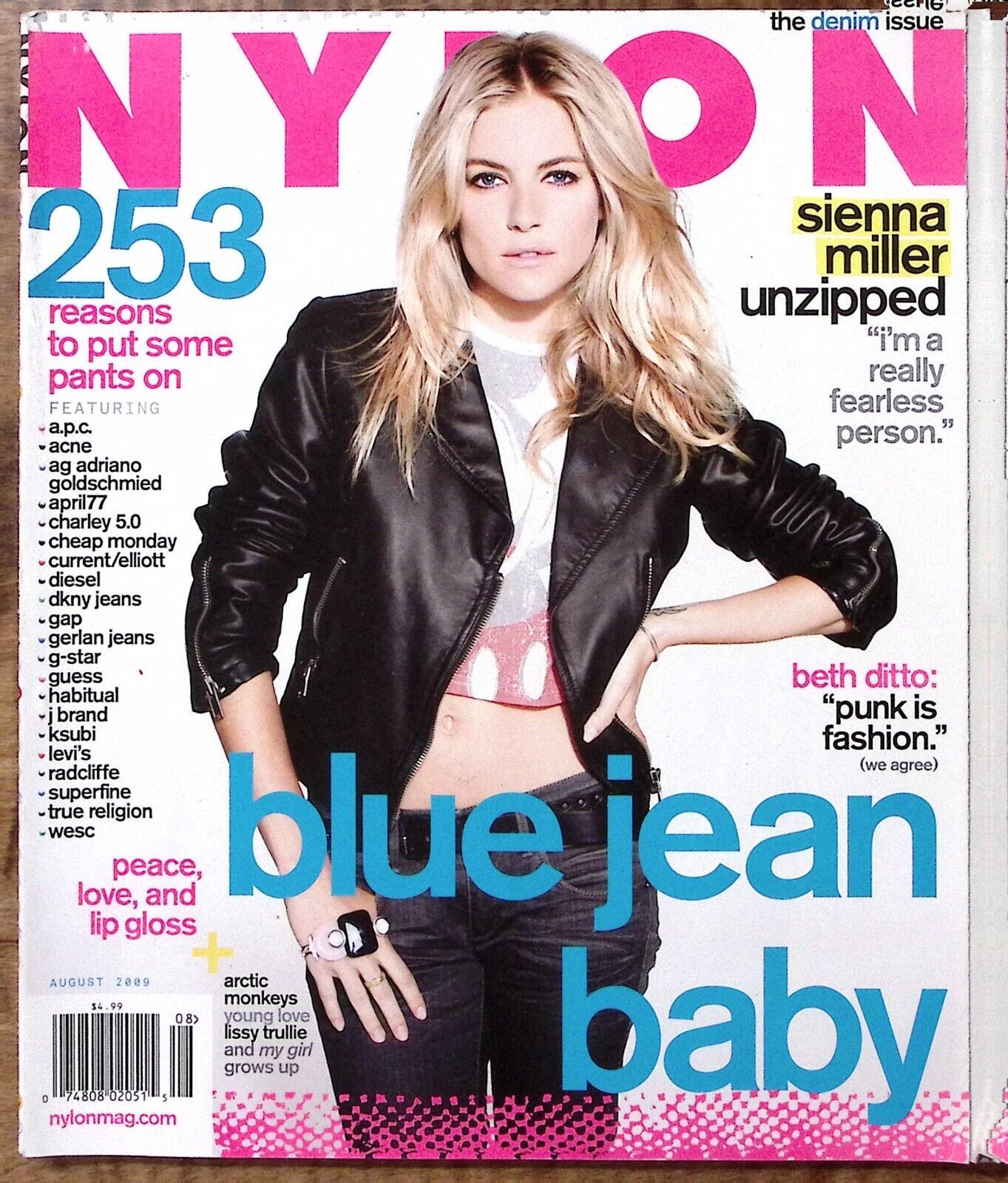 NYLON magazine side cover  August 2009