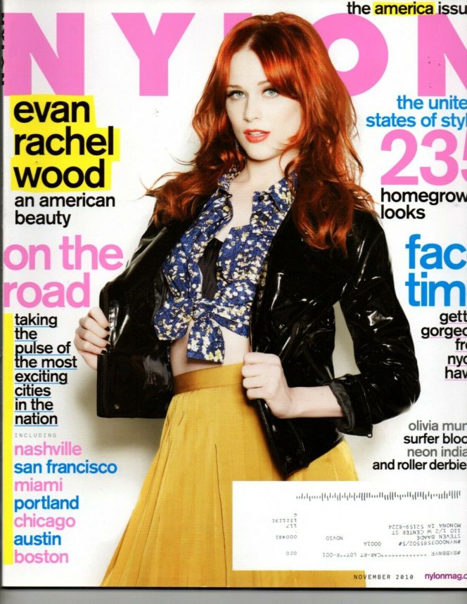 NYLON magazine side cover  November 2010