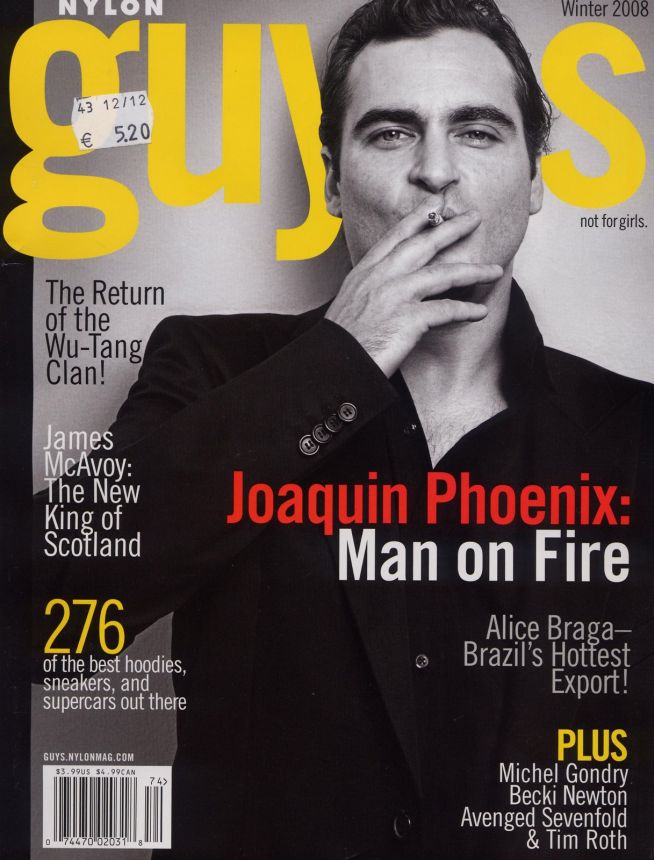 NYLON GUYS magazine side cover Winter 2008