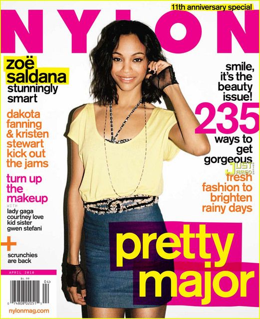 NYLON magazine side cover  April 2010