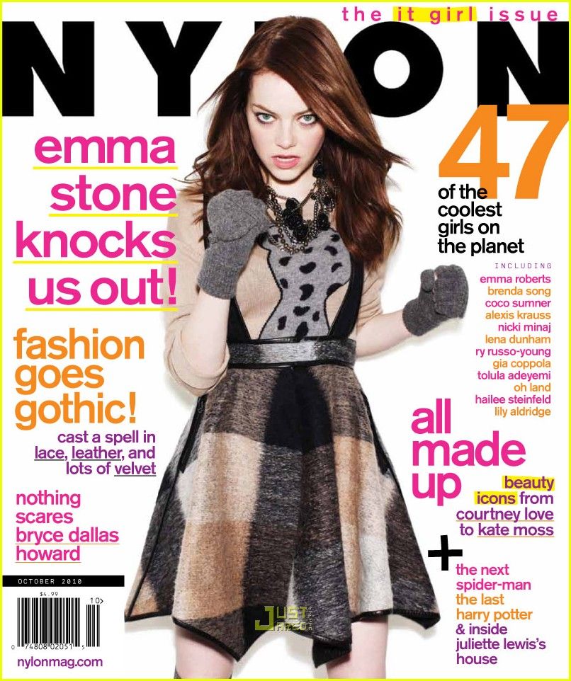 NYLON magazine side cover  October 2010