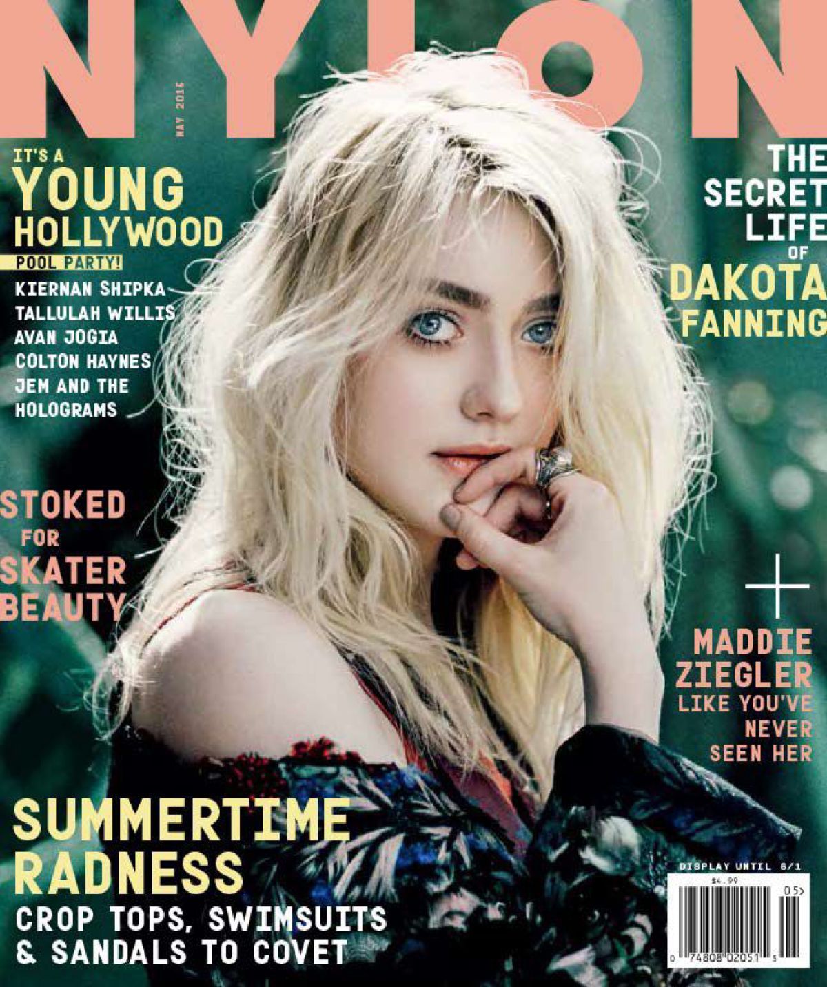 NYLON magazine side cover  May 2015