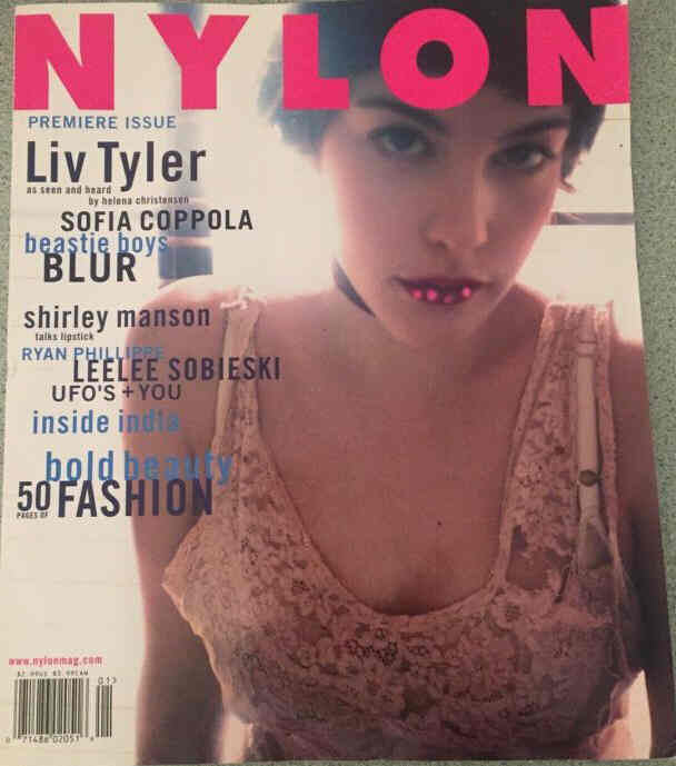NYLON magazine side cover Issue 1  April 1999