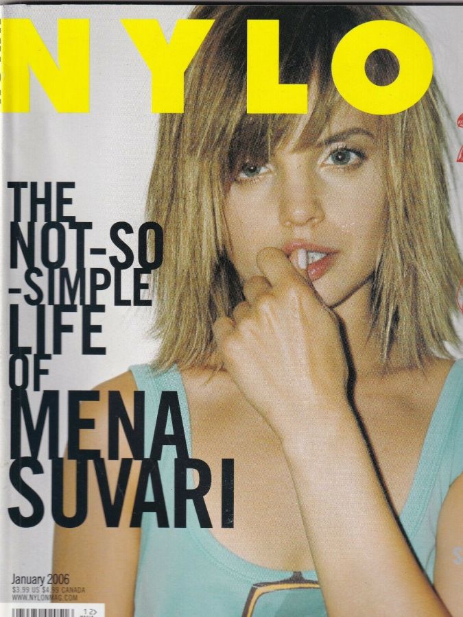 NYLON magazine side cover  January 2006