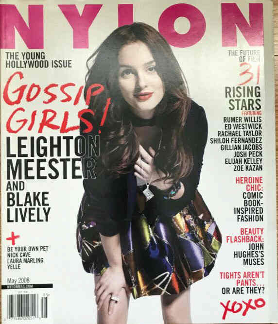 NYLON magazine side cover  May 2008