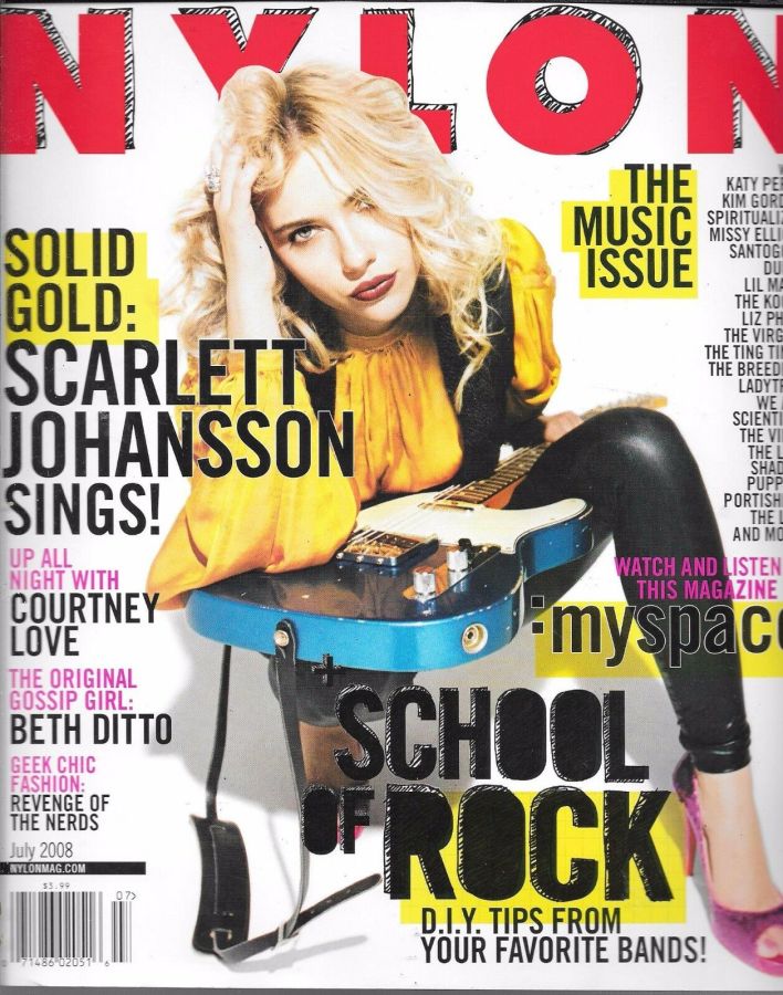 NYLON magazine side cover  July 2008
