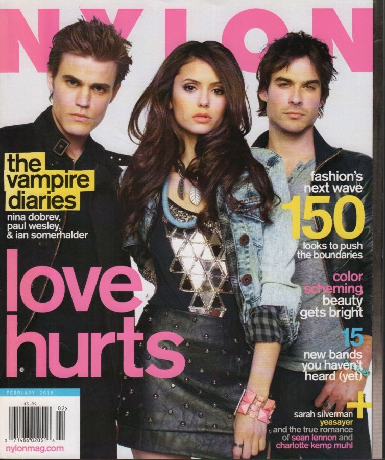 NYLON magazine side cover  February 2010