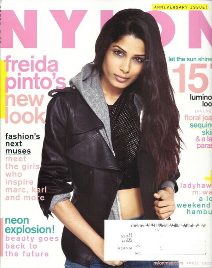 NYLON magazine side cover  April 2012