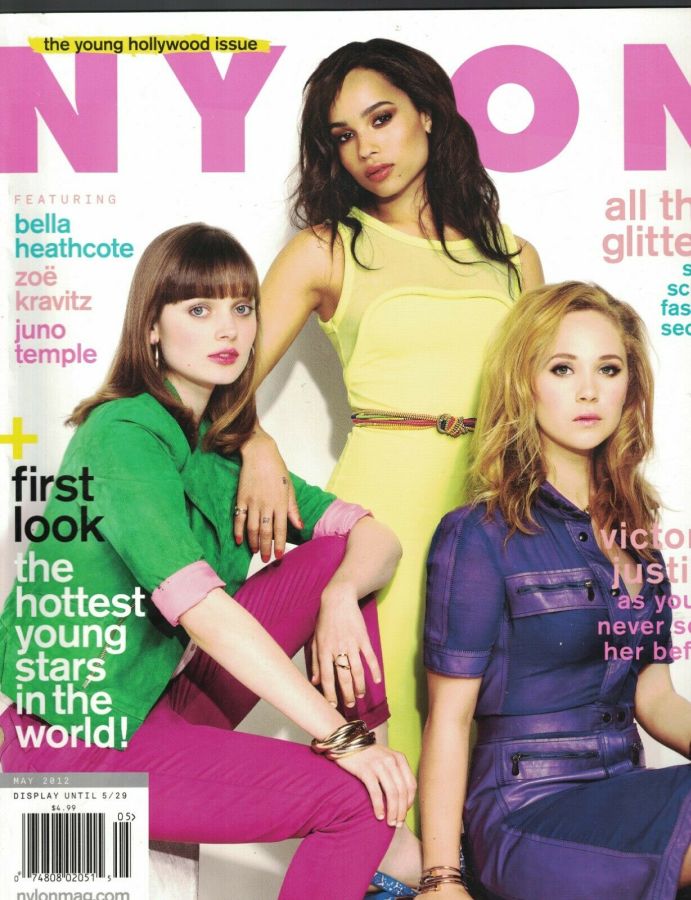 NYLON magazine side cover  May 2012