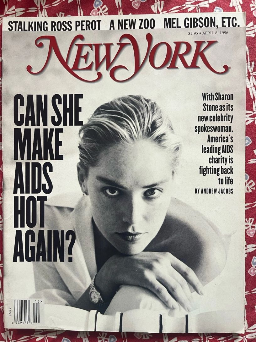 NEW YORK MAGAZINE magazine side cover 8 April 1996
