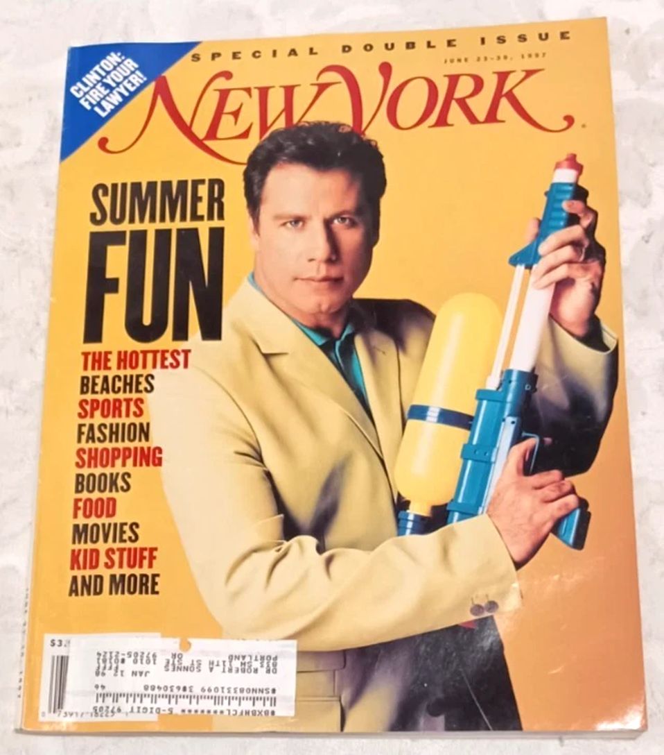 NEW YORK MAGAZINE magazine side cover 23 June 1997