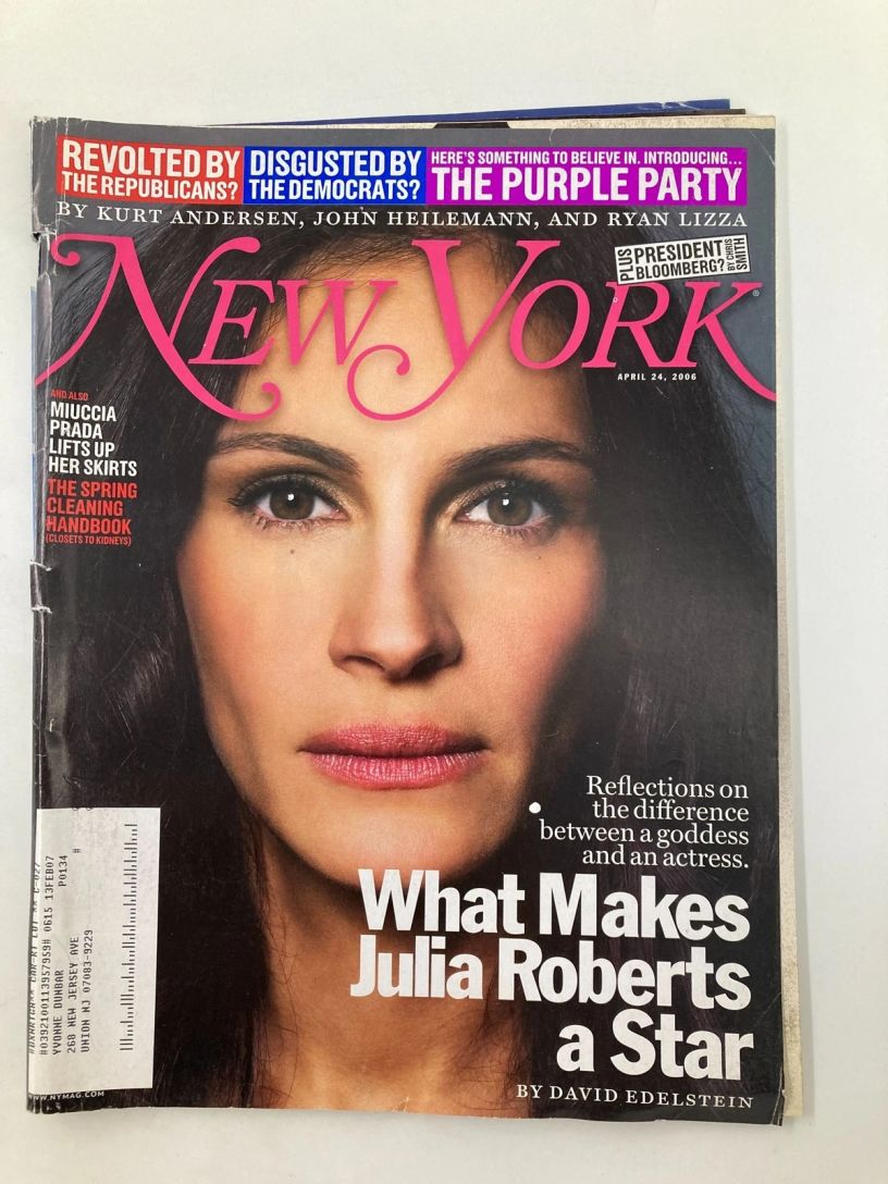 NEW YORK MAGAZINE magazine side cover 24 April 2006