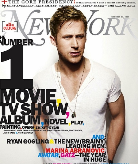 NEW YORK MAGAZINE magazine side cover 13 December 2010