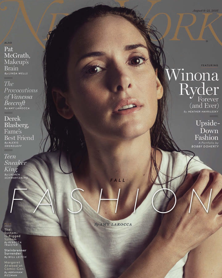 NEW YORK MAGAZINE magazine side cover 8 August 2016