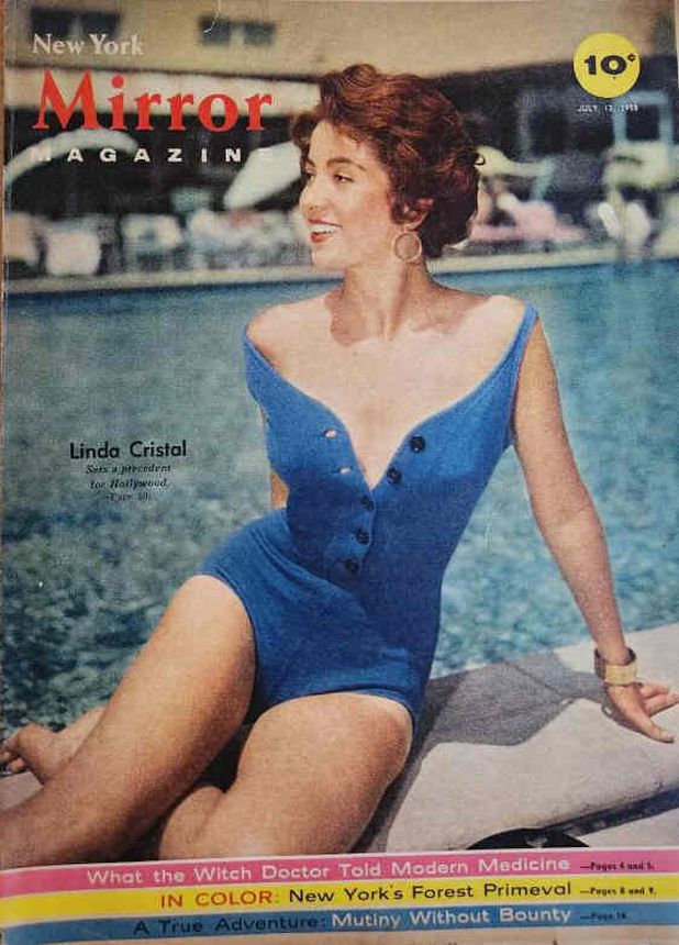 NEW YORK MIRROR MAGAZINE magazine side cover 12 July 1958