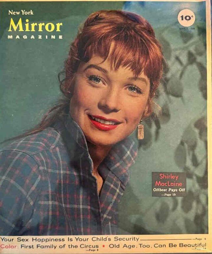 NEW YORK MIRROR MAGAZINE magazine side cover 3 May 1959