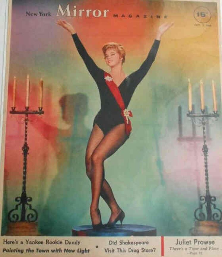 NEW YORK MIRROR MAGAZINE magazine side cover 2 October 1960
