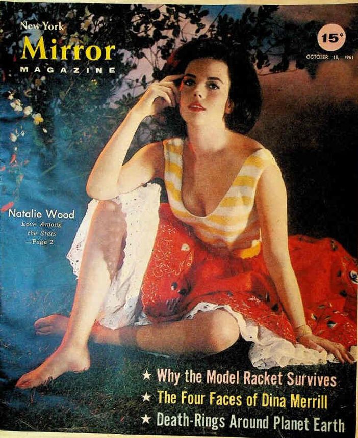 NEW YORK MIRROR MAGAZINE magazine side cover 15 October 1961