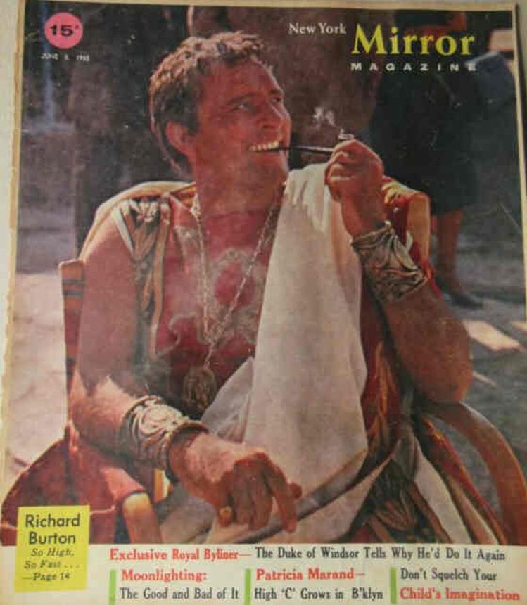 NEW YORK MIRROR MAGAZINE magazine side cover 3 June 1962