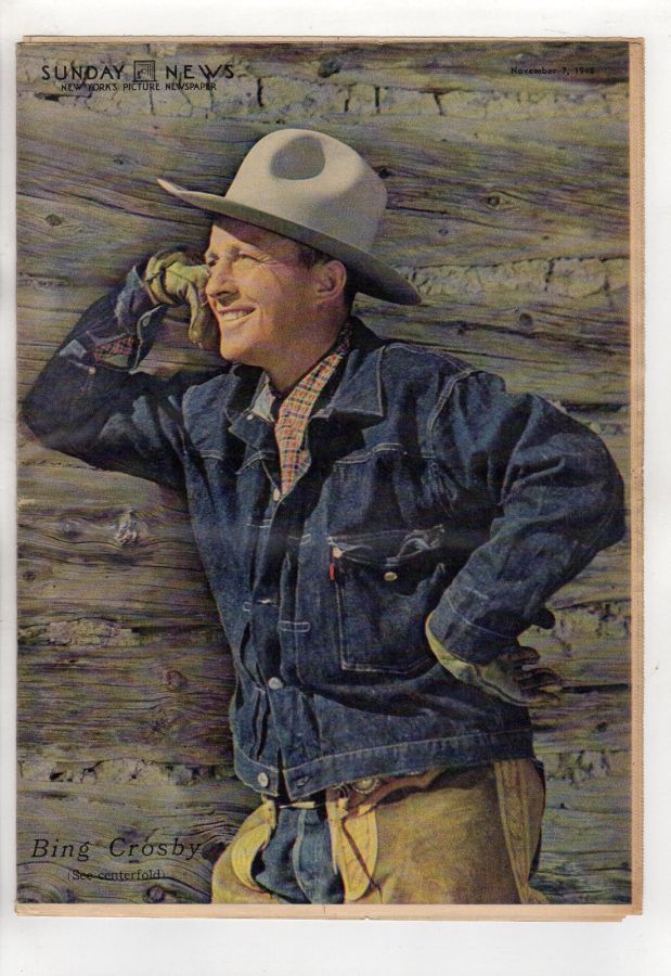 NEW YORK NEWS magazine side cover 7 November 1948