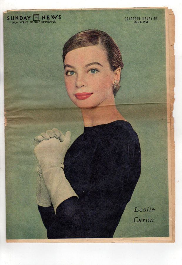 NEW YORK NEWS magazine side cover 6 May 1956