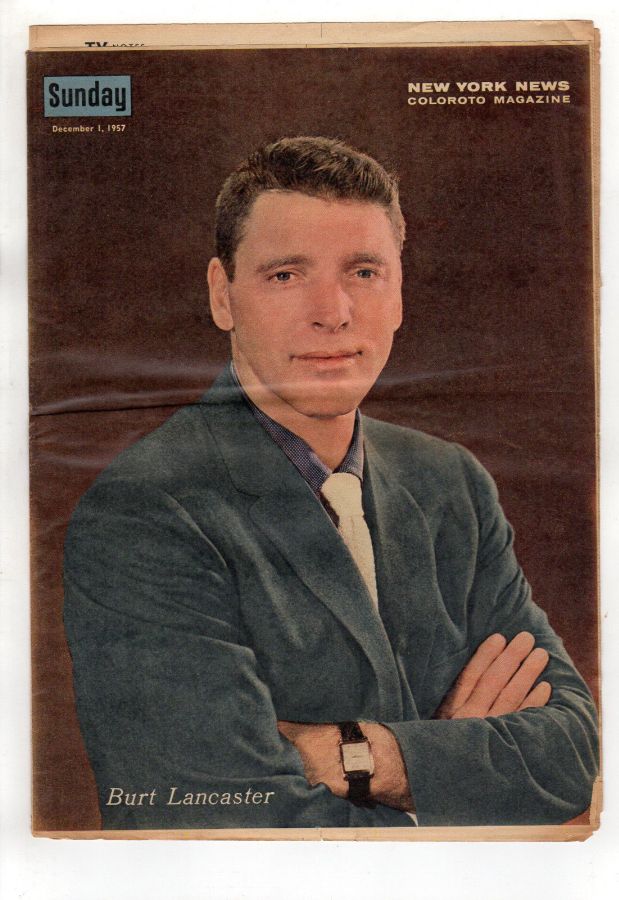 NEW YORK NEWS magazine side cover 1 December 1957