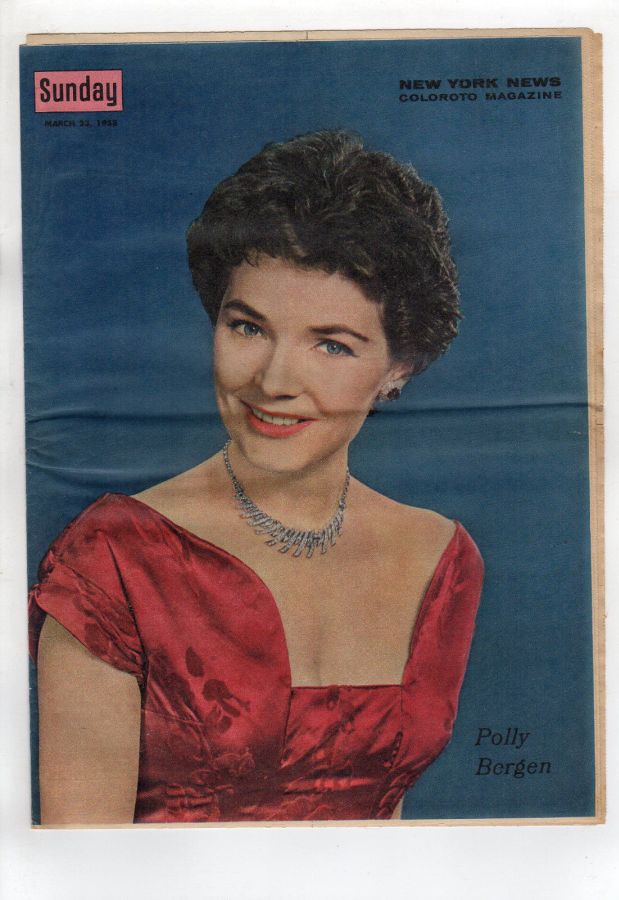 NEW YORK NEWS magazine side cover 23 March 1958
