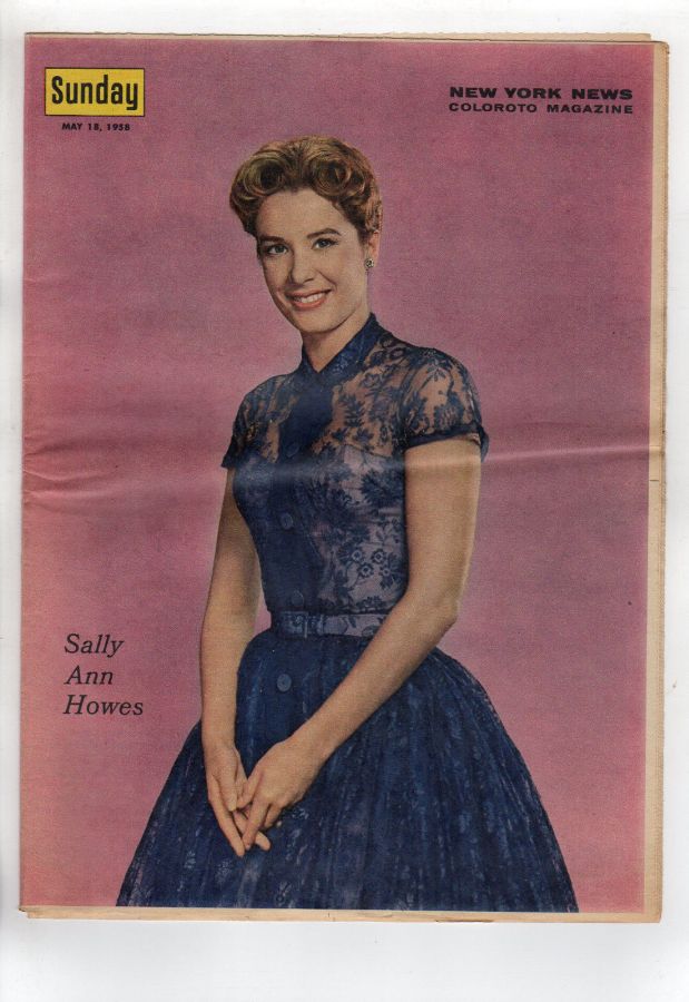 NEW YORK NEWS magazine side cover 18 May 1958