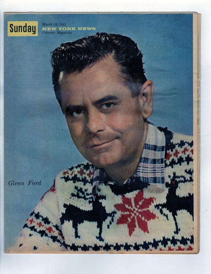 NEW YORK NEWS magazine side cover 12 March 1961