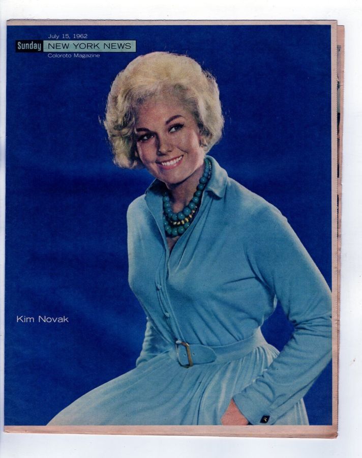 NEW YORK NEWS magazine side cover 15 July 1962