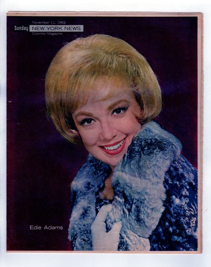 NEW YORK NEWS magazine side cover 11 November 1962
