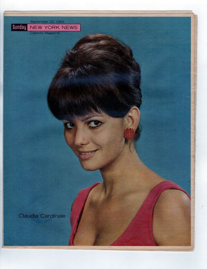 NEW YORK NEWS magazine side cover 22 September 1963