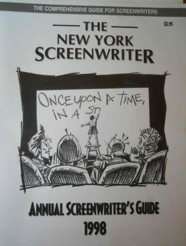 NEW YORK SCREENWRITER magazine side cover   1998